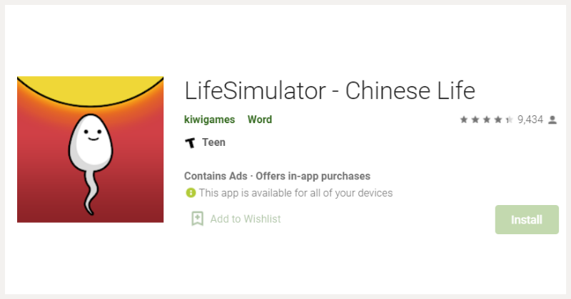 Life Simulator - Chinese Life