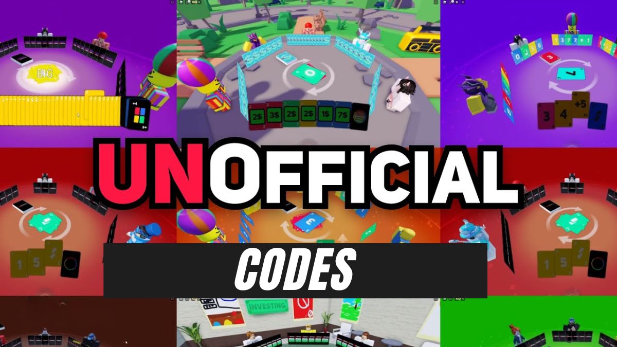 roblox UNOfficial codes